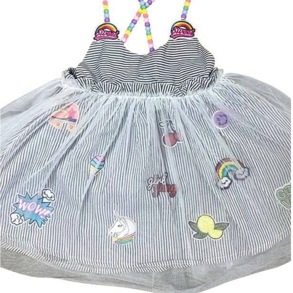 Lola + The Boys Other - Lola The Boys Sweet Candy Lovers Patch Dress Sz 2